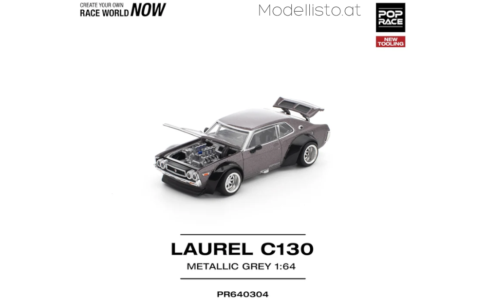 PR640304 Pop Race Laurel C130, metallic grey